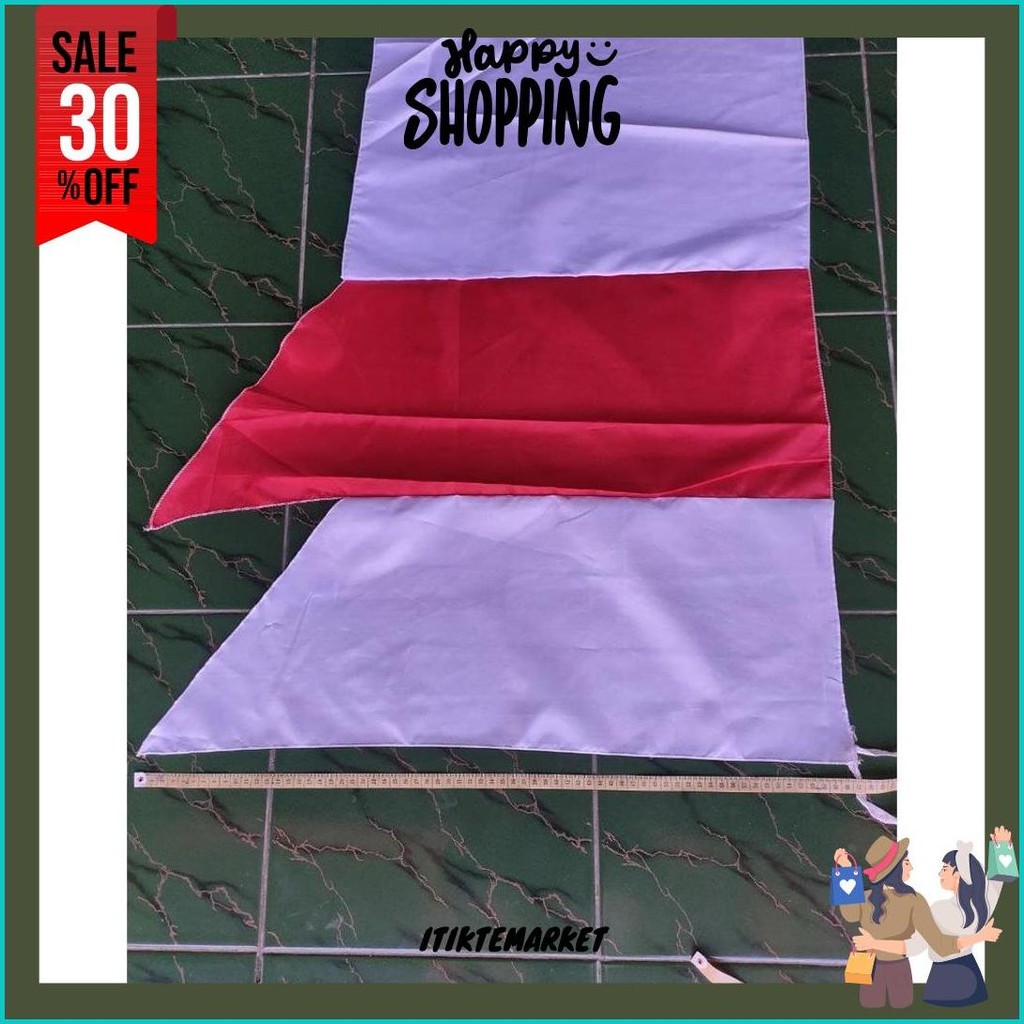 Umbul-Umbul Layur Merah Putih 4Meter Layur Lurus Bendera Umbul-Umbul Warna Warni Garuda Panjang Mura