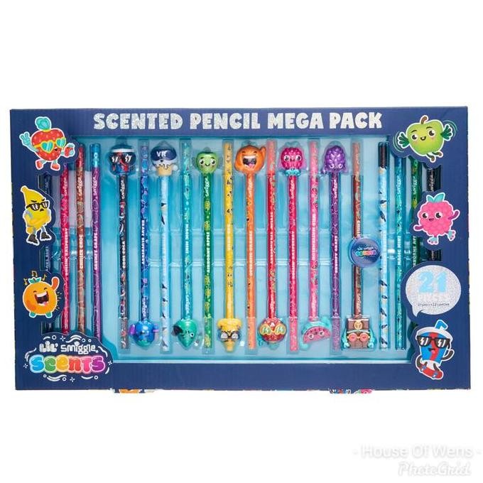 

Smiggle Lil Scent Pencil Mega Pack - Pensil Set Smiggle New Stok