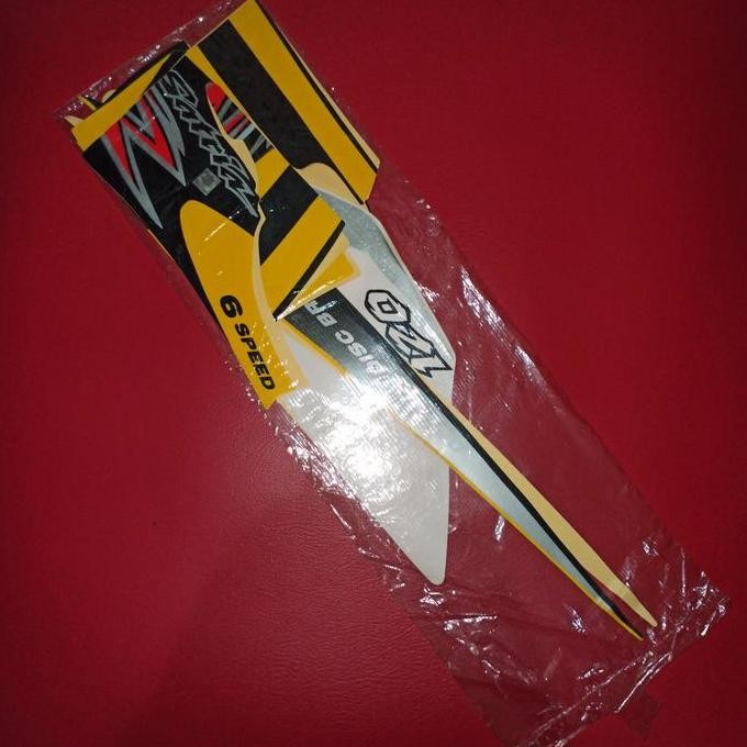 Sticker satria lumba kuning hitam
