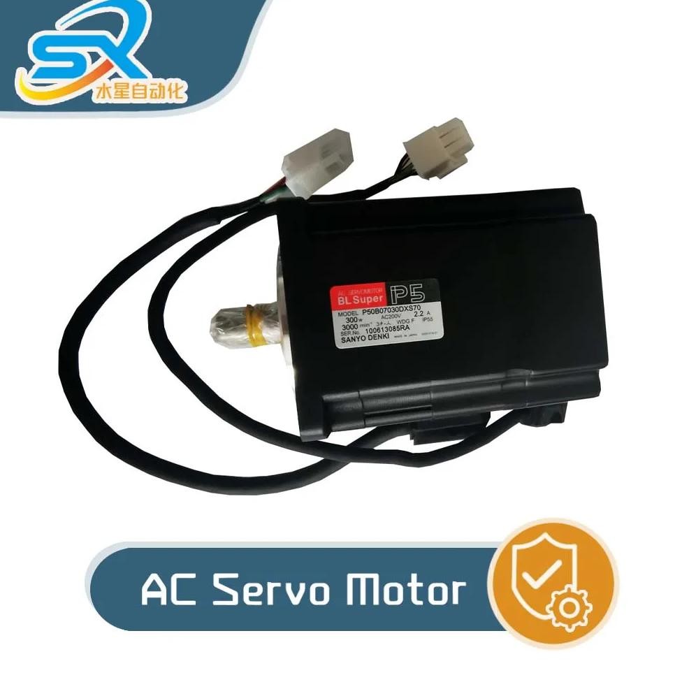 P50B07030DXS70 300w SANYO DENKI AC Servo Motor Good condition Works Well Please consult before order