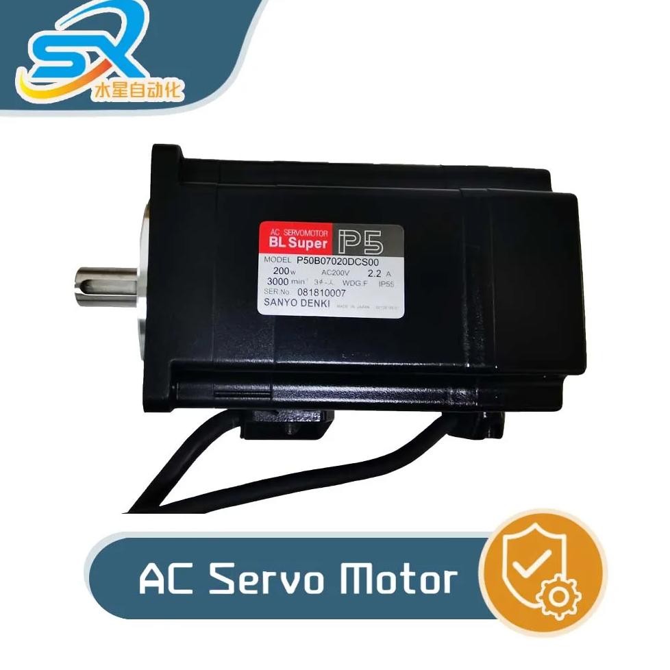 SANYO DENKI  AC Servo Motor P50B07020DCS00 200w Running in good condtion One year/three months warra
