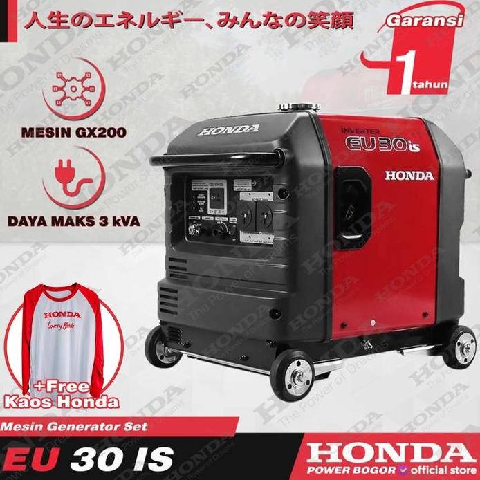 ready  Honda Genset Inverter Silent EU 30 IS 3000 Watt Generator Set EU30IS