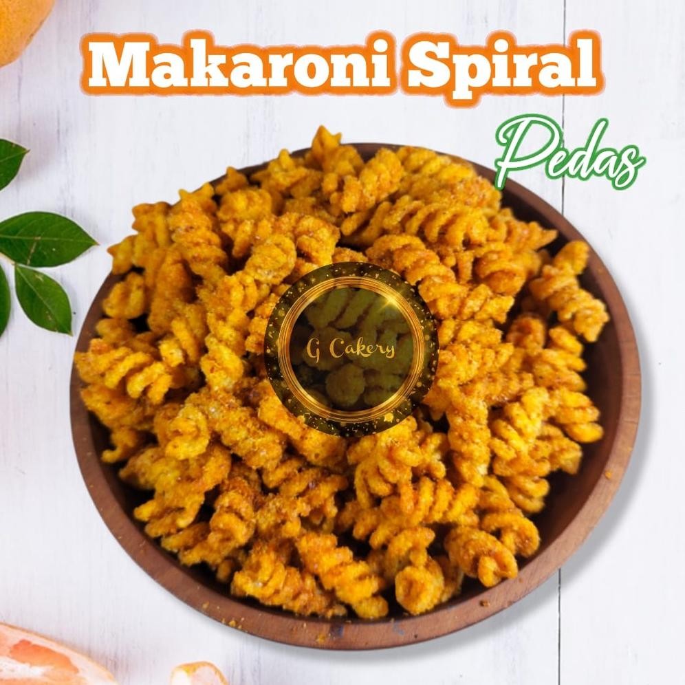 

Pasta Makaroni Spiral Gurih Renyah 2 Rasa 250g