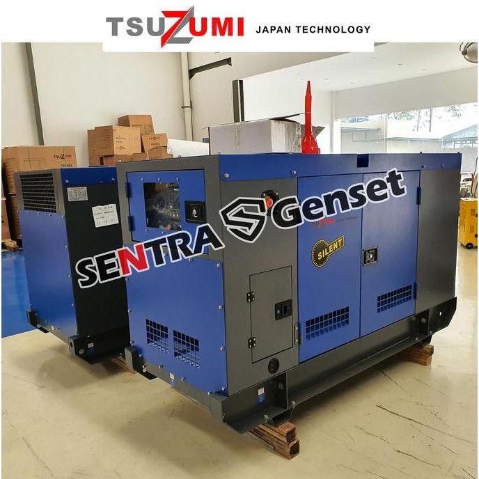 ready  GENSET 25 KVA 3 PHASE. TSUZUMI TDG 25 JAPAN GENERATOR