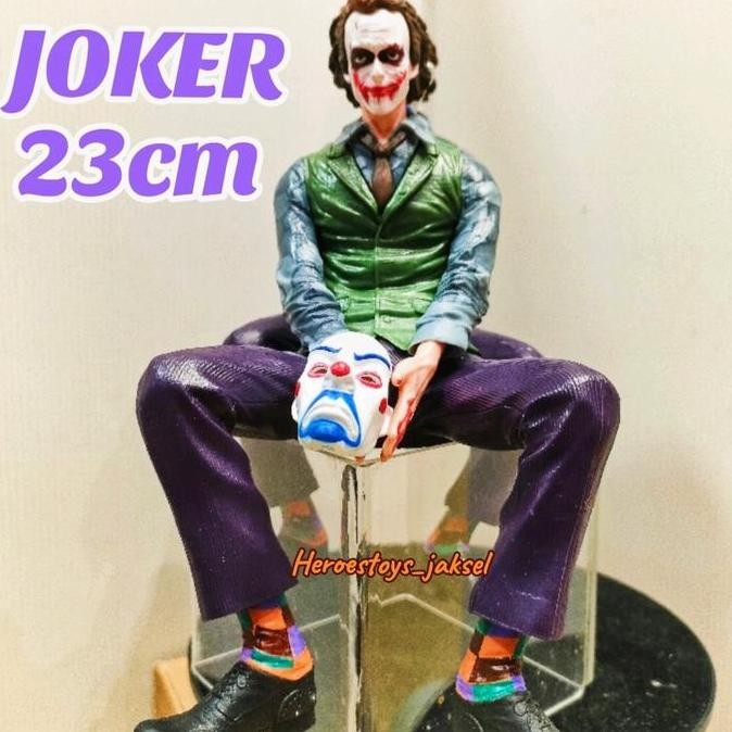 Koleksi Action Figure Joker Topeng Pvc_Pajangan Joker Figure Toy