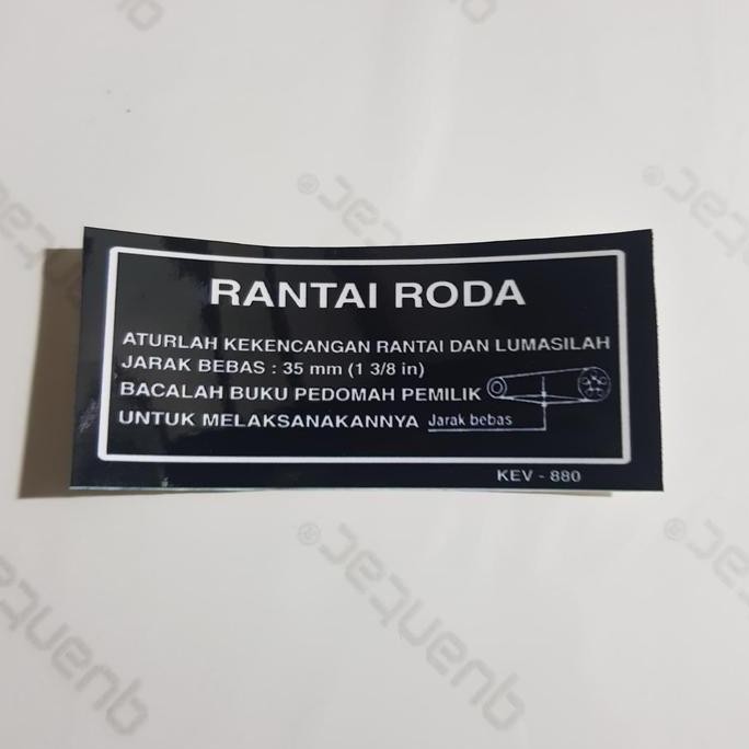 stiker striping detail Yamaha V series V75 V80 Robot