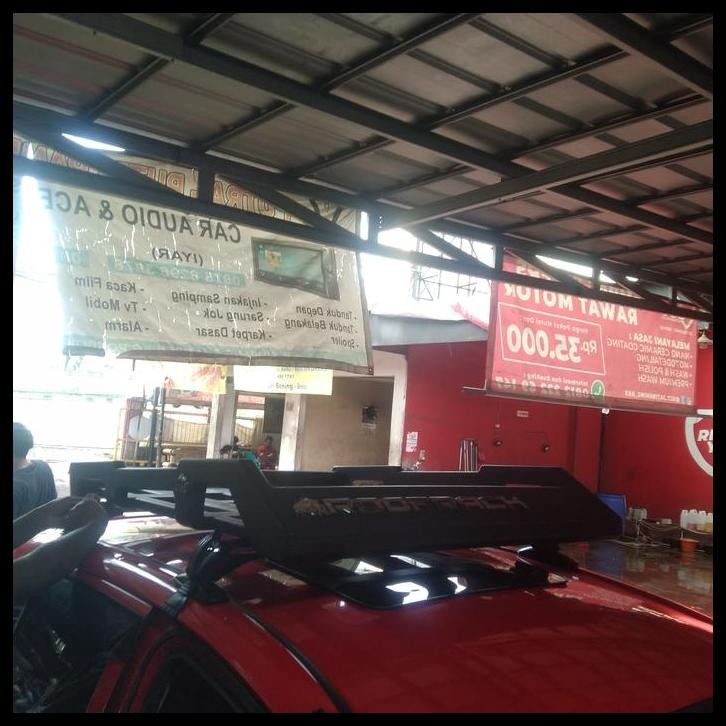 TERMURAH ROOFRACK BAGASI ATAS MOBIL DAIHATSU AYLA+CROSS BAR + CROSS BARR 