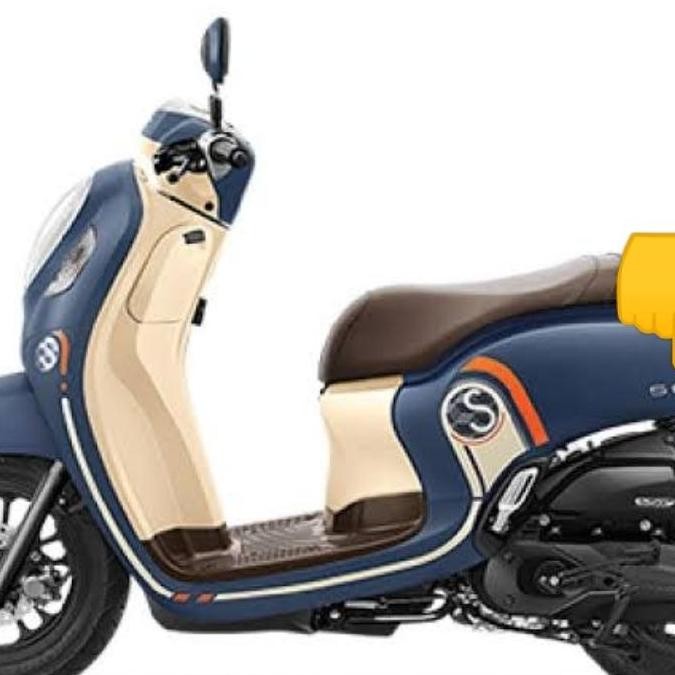emblem tulisan scoopy 2021 harga 2pc original