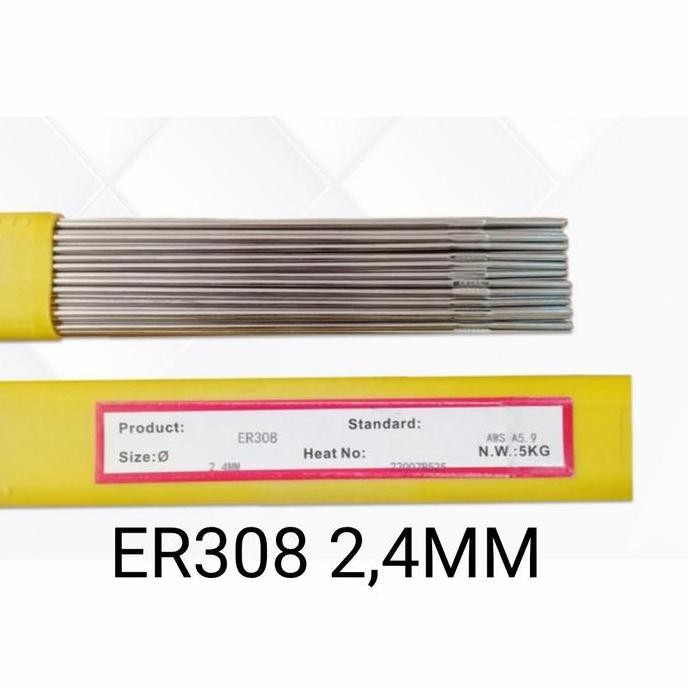 ready  kawat las argon stenlis er308 2,4mm x 1kg