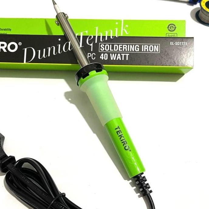 ready  Solder TEKIRO 40 Watt Soldering Iron Soder 40 Watt Solder Alat Sedot Timah Penyedot Timah Sol