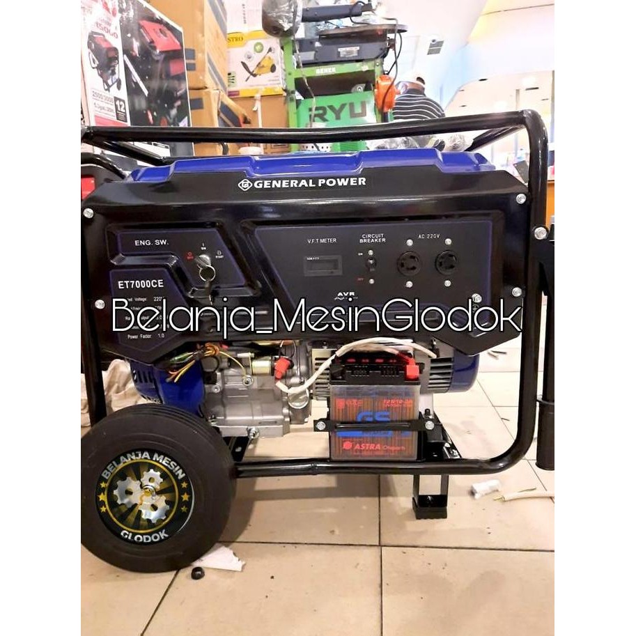 Genset General Power 5000 5500 Watt Open Bensin Et7000Ce