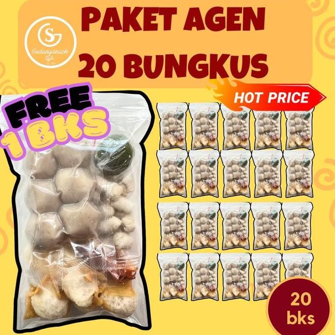 

PAKET AGEN 20 BUNGKUS BASO ACI FREE 1 BKS HOTPOT INSTAN Makanan Food Kaldu Seblak Pedas Mie