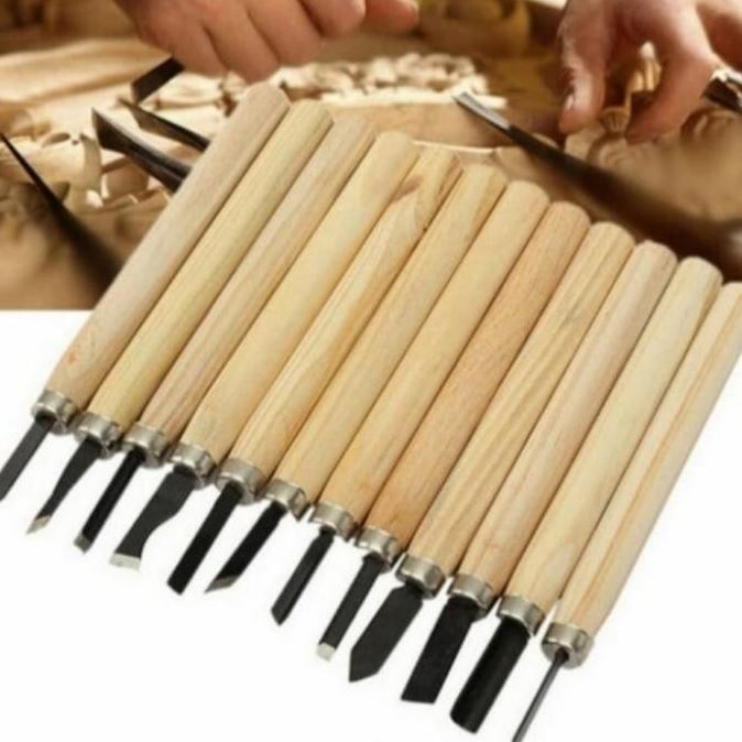 

Set Pisau Ukir 6 In 1 Alat Pahat Kayu Wood Carving Knife