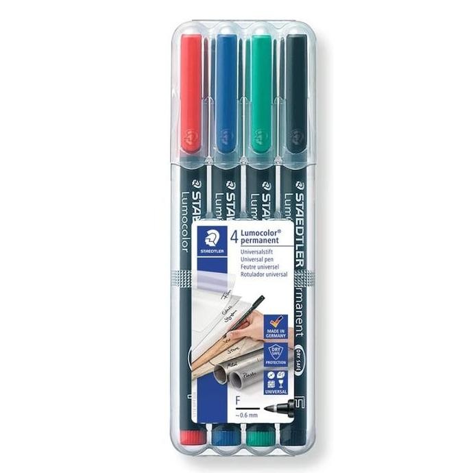 

Staedtler 318-Wp4 Lumocolor Permanent Universal Pens New Stok