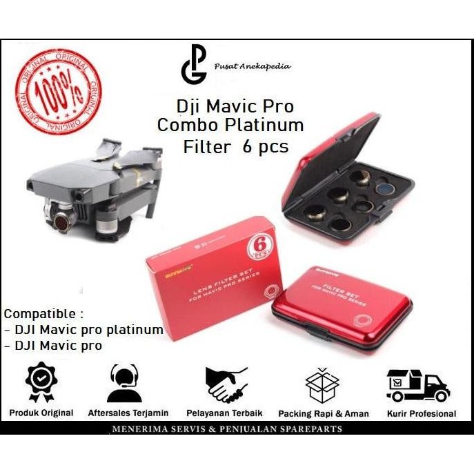ready Dji Mavic Pro Filter 6 set - Dji Mavic Pro Combo Platinum Filter 6pcs