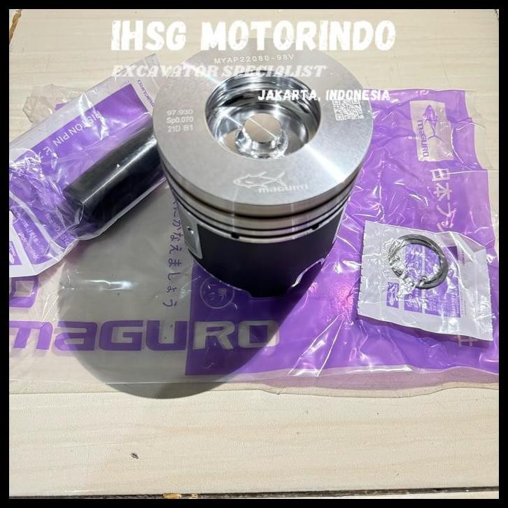 TERMURAH SEHER PISTON YANMAR 4TNV98 PISTON MAGURO BRAND 