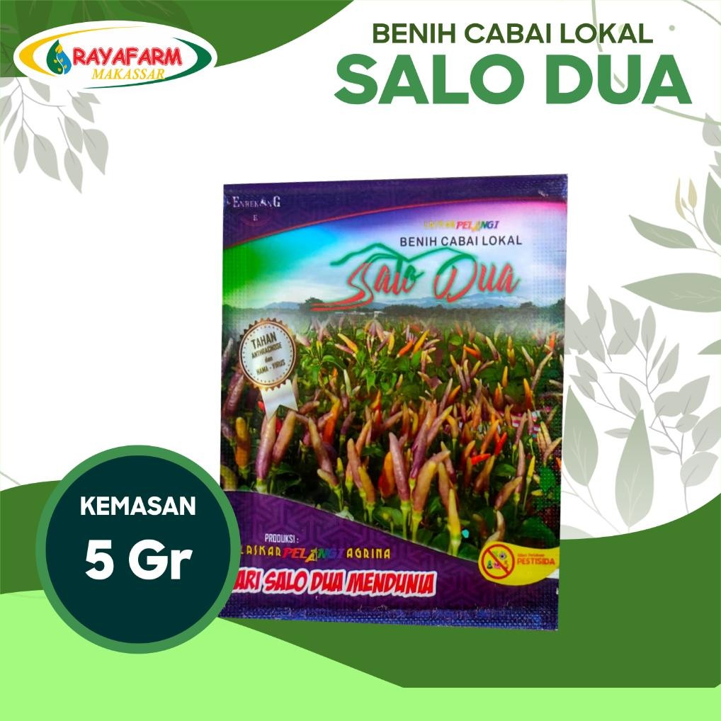 Benih Bibit Cabe Rawit Lokal Salo Dua (S2) 5 Gram - Benih Unggul Siap Tanam