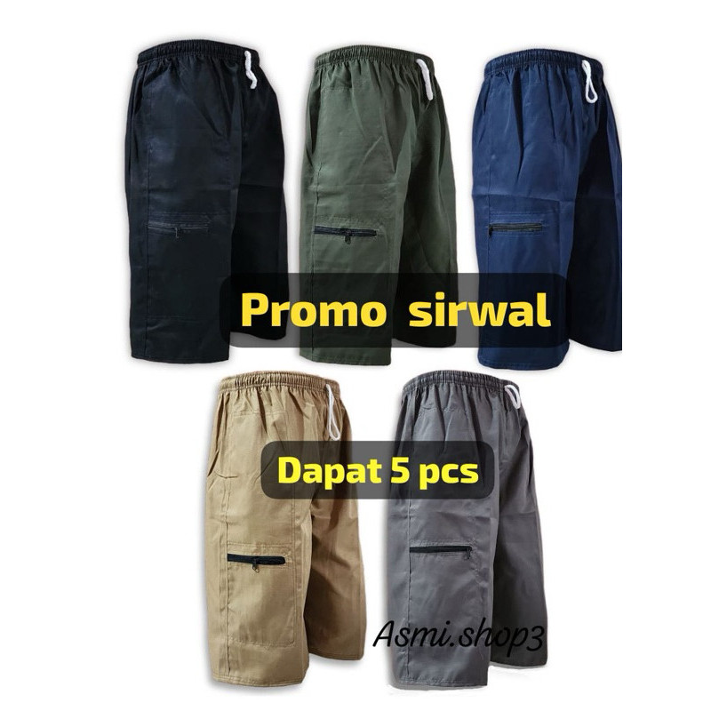 Celana Pendek 7/8 Pria Celana Pendek Sirwal Celana Pendek Bapak Bapak Celana Pendek Komprang Celana 