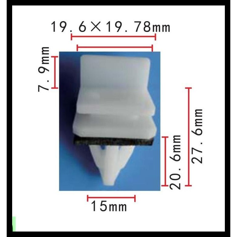 GRATIS ONGKIR CLIP KLIP KANCING MOULDING MOBIL HONDA 91513-SM4-000 ( DMG ) 