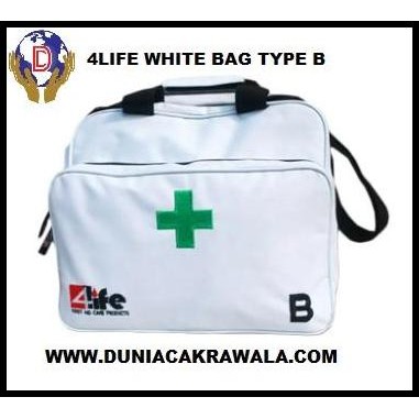 4LIFE FIRST AID KIT WHITE BAG TYPE B / 4LIFE TAS P3K PUTIH