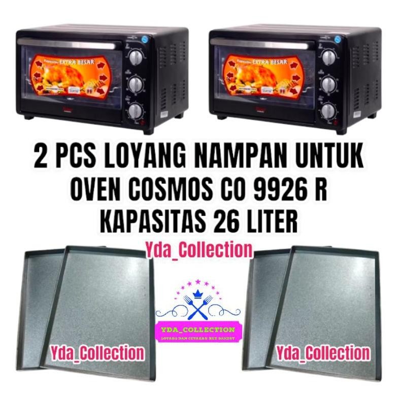 2 PCS LOYANG NAMPAN OVEN COSMOS 26 LITER / LOYANG OVEN COSMOS CO9926R / LOYANG OVEN LISTRIK DiM