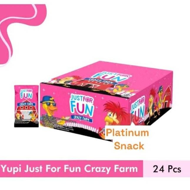 

Yupi Crazy Farm Just For Fun | Isi 24 Pcs