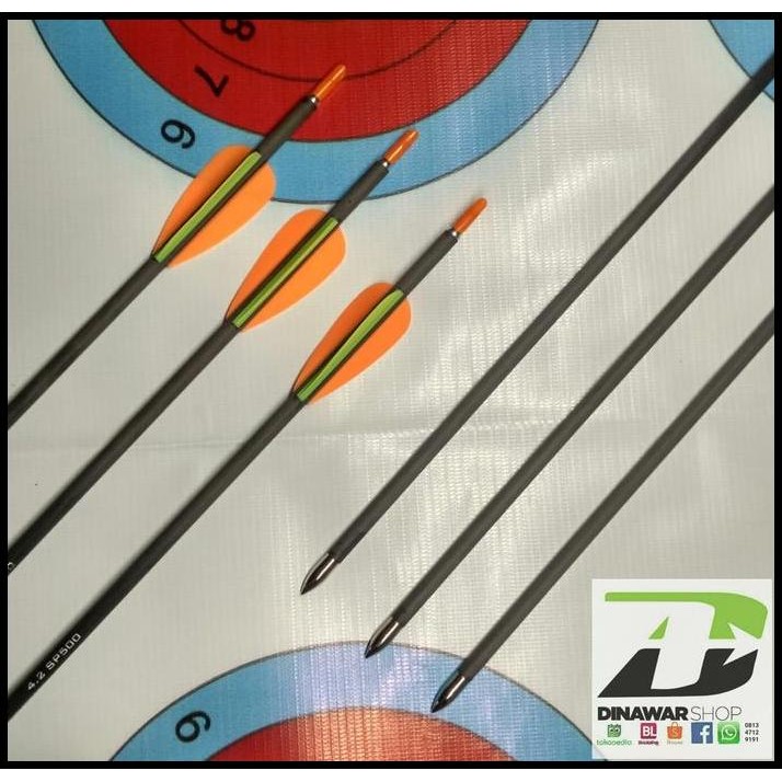 Anak Panah / Arrow Carbon Outdoor Elong Recruit Spine 500