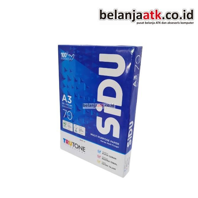 

Kertas Hvs Putih Sidu A3 70 Gram