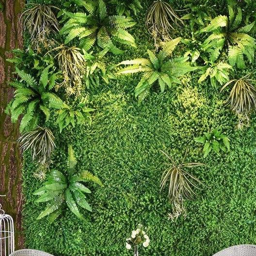 Daun Pakis Artificial Dinding Jumbo Premium Plastik Hiasan Dinding Pakis  / CZ-21