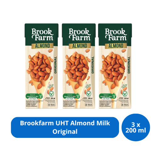 

Brookfarm UHT Almond Milk Original 200ml x 3 pcs