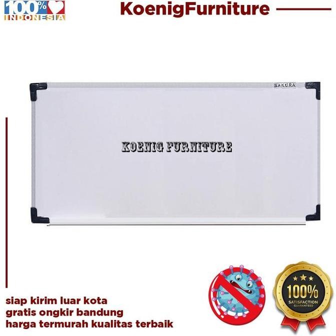 

Whiteboard Gantung Sakura 240 X 120 / Papan Tulis Sekolah 240 X 120 New Stok