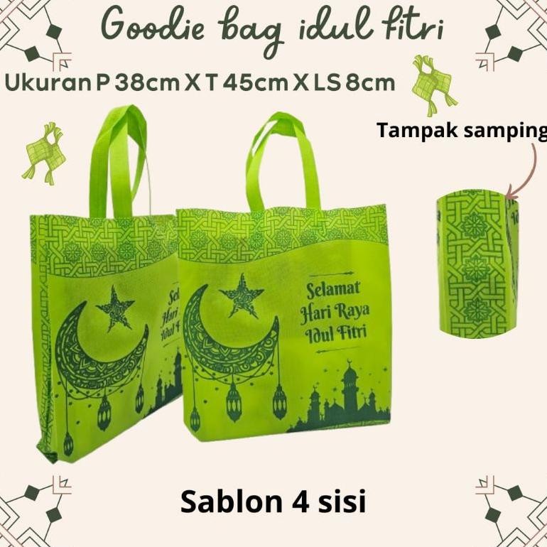 

rd-67 fb-43 (Lusinan 12 Pcs)Goodiebag Lebaran 2025-Goodiebag Idul Fitri-Tas Spundbond Lebaran-Tas Idul Fitri-Lebaran Series Lusinan Original Viral