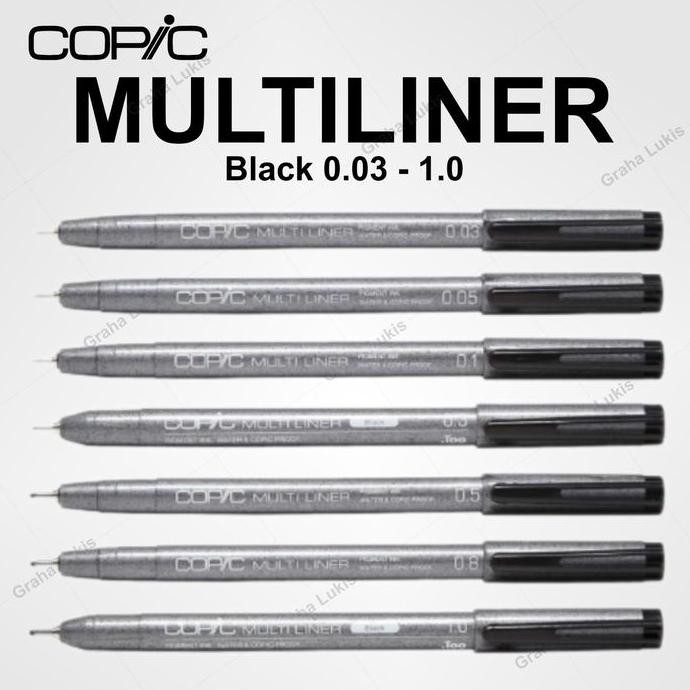 

Copic Multiliner Black 003 - 08 - 0.03