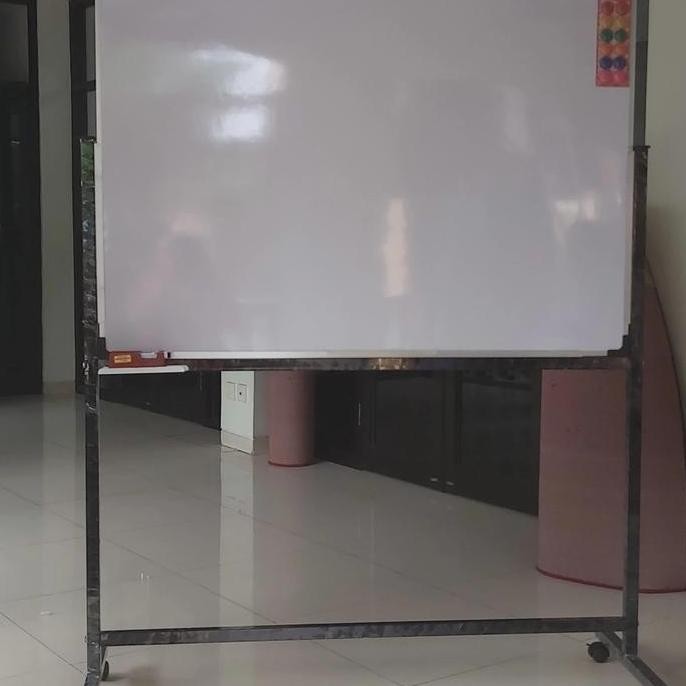 

White Board Standing Magnetik 90 X 120 New Stok