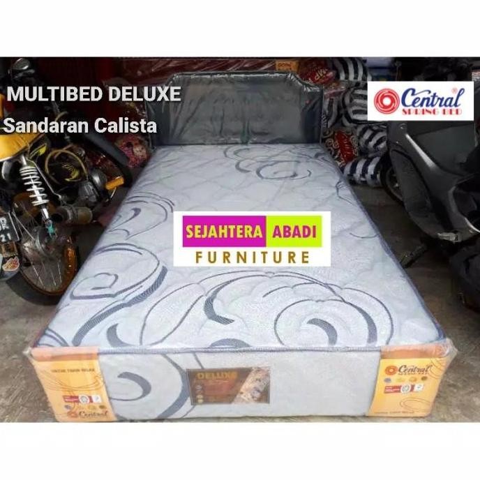 Grosir Central Springbed Multibed, Spring Bed, Boxy, Maxi New Deluxe Zest Central Full Set & Kasur D