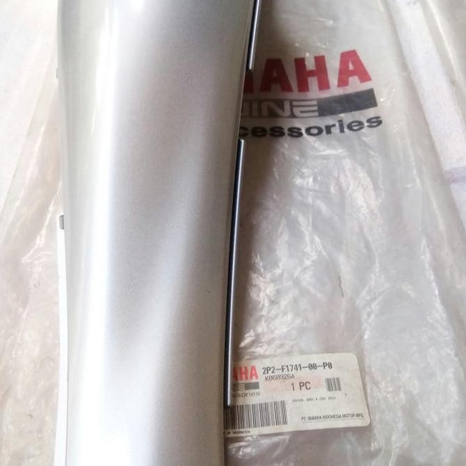 Cover Body Belakang Jupiter Z Burhan Silver Original New Old Stock