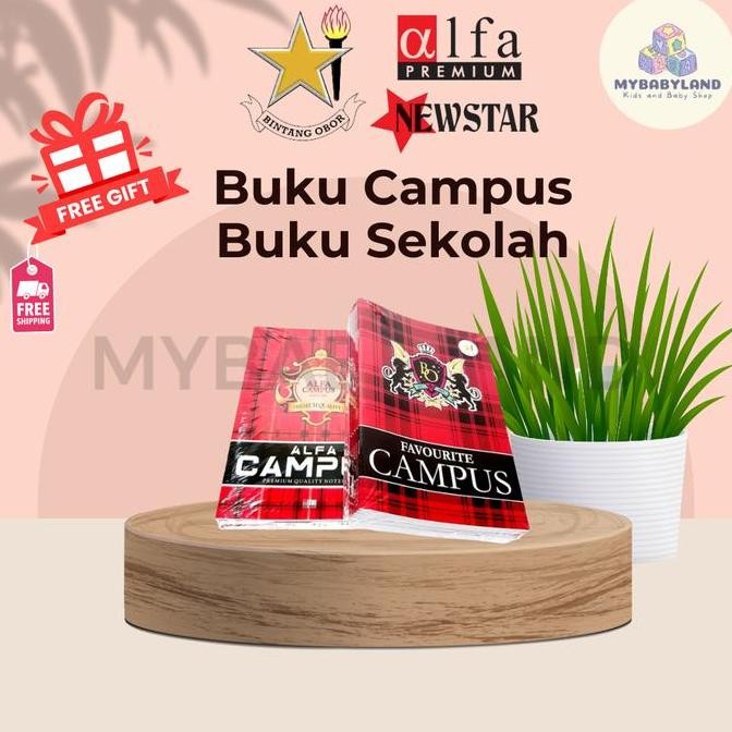 

Buku Tulis Campus (1 Pack Isi 10 Buku) | Buku Tulis Sekolah Campus | Buku Campus | Isi 36 Lembar | Buku Campus Favourite | Buku Favourite Campus | Buku Campus Alfa | Buku Alfa Campus