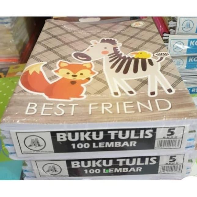 

BUKU TULIS AA 100 LEMBAR 1 PAK ISI 5 BUKU
