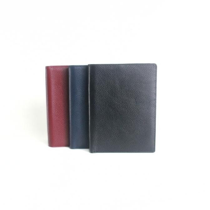 Dompet Serbaguna Dompet Kartu Besar Kulit Asli Pria Wanita P014 - Hitam