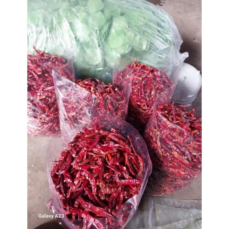 

New Cabe Rawit Teja Kering Pedas 1Kg Tanpa Tangkai