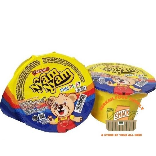 

Lm ( Berkah ) Nyam Nyam Fun Play Coklat 11Gr Snack Cemilan Anak Enak Nyamnyam Nyam2