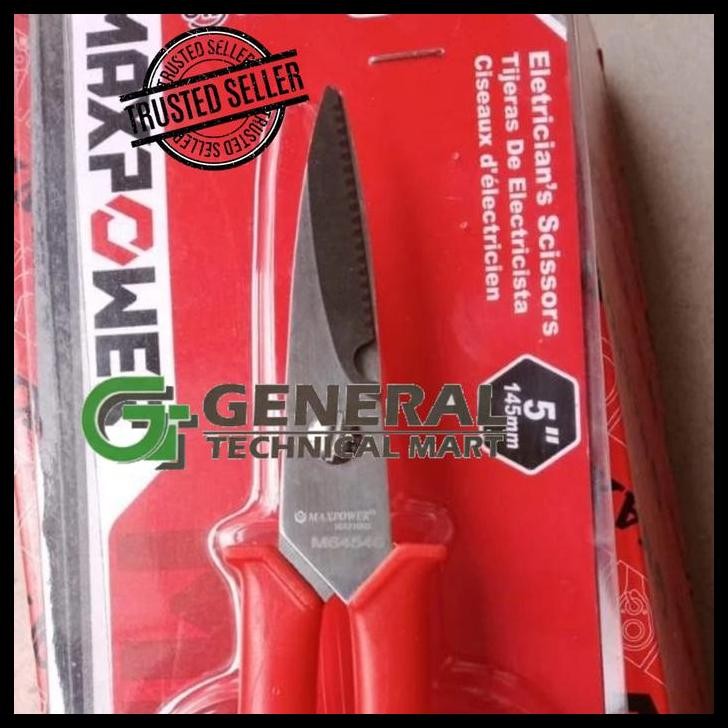 

DISKON GUNTING LISTRIK ELEKTRIAN SCISSOR MAXPOWER 145MM !