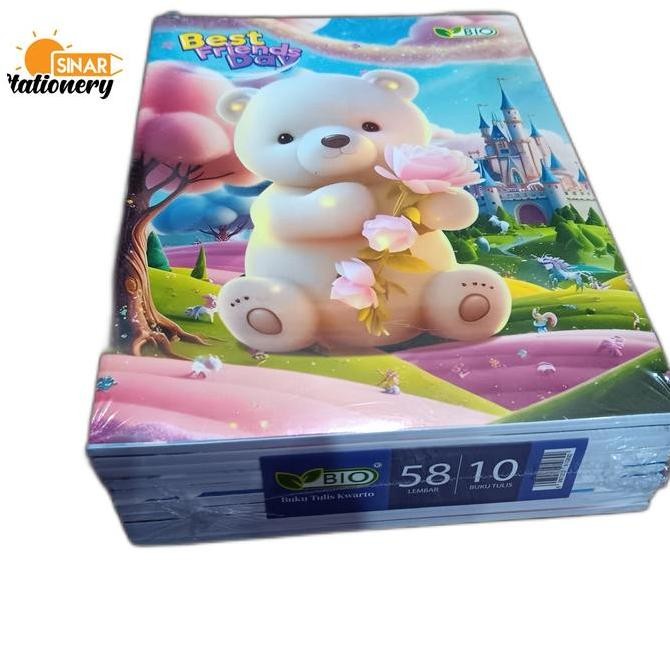 

buku tulis bio 58 1pak isi 10pc