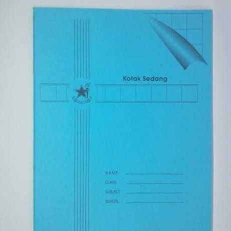 

Buku Kotak Sedang / Kotak Tanggung Bintang Obor 38 Lembar Mandarin