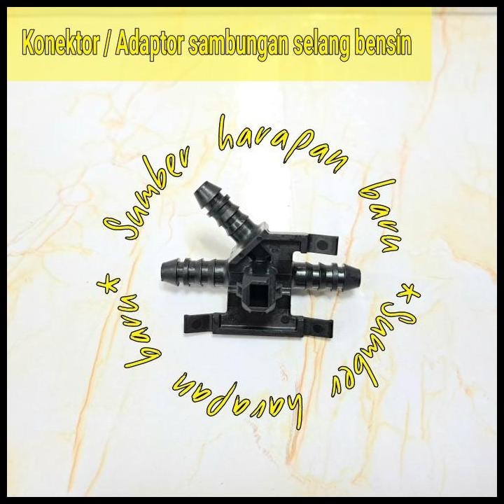 HOT DEAL KONEKTOR SAMBUNGAN SELANG BENSIN CABANG 3 TIPE Y SELANG 8MM 