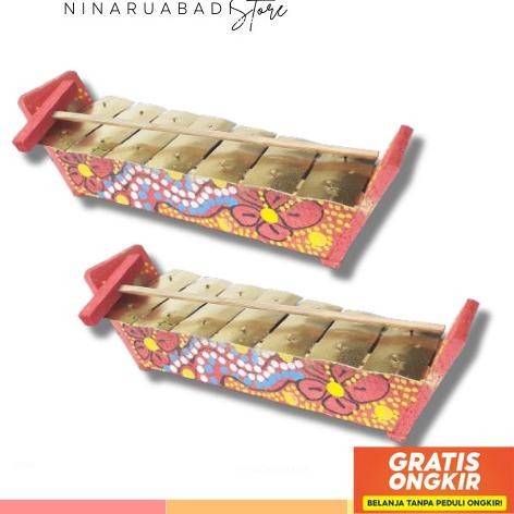 Diskon Gamelan Motif Anak / Alat Musik Gamelan Tradisional / Gamelan Kenong Jawa Tabuhan Jaranan Vir