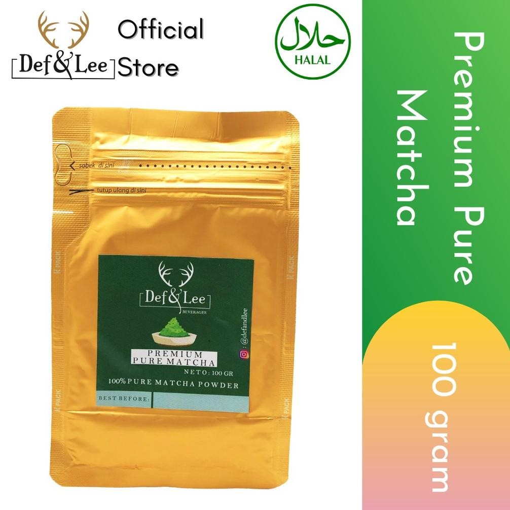 

Promo Premium Pure Matcha Greentea Powder Import (High Quality) Halal (Bubuk Teh Hijau Murni) 100 Gram