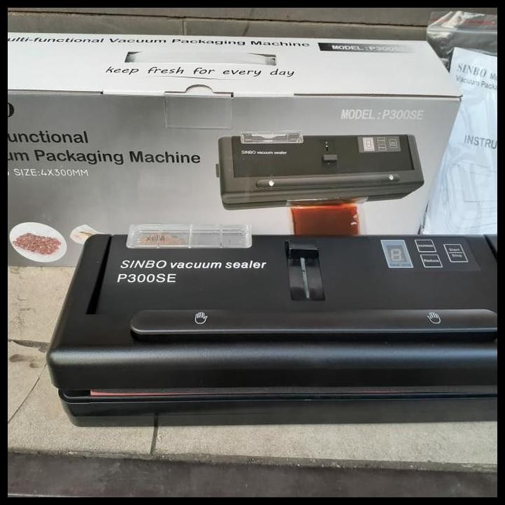 BEST DEAL VACUUM SEALER PENGEMAS VAKUM BASAH MESIN VACUM SINBO P300SE P 300 SE 