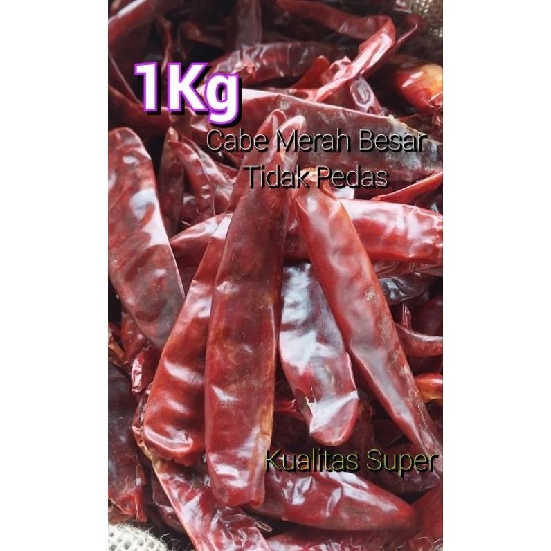 

Solusi Promo !! 1Kg Cabe Merah Besar Kering Tidak Pedas