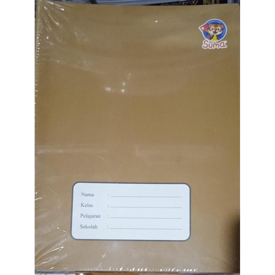

BUKU TULIS COKLAT SUMA 50LBR 1 PACK ISI 10BH (BOXY )